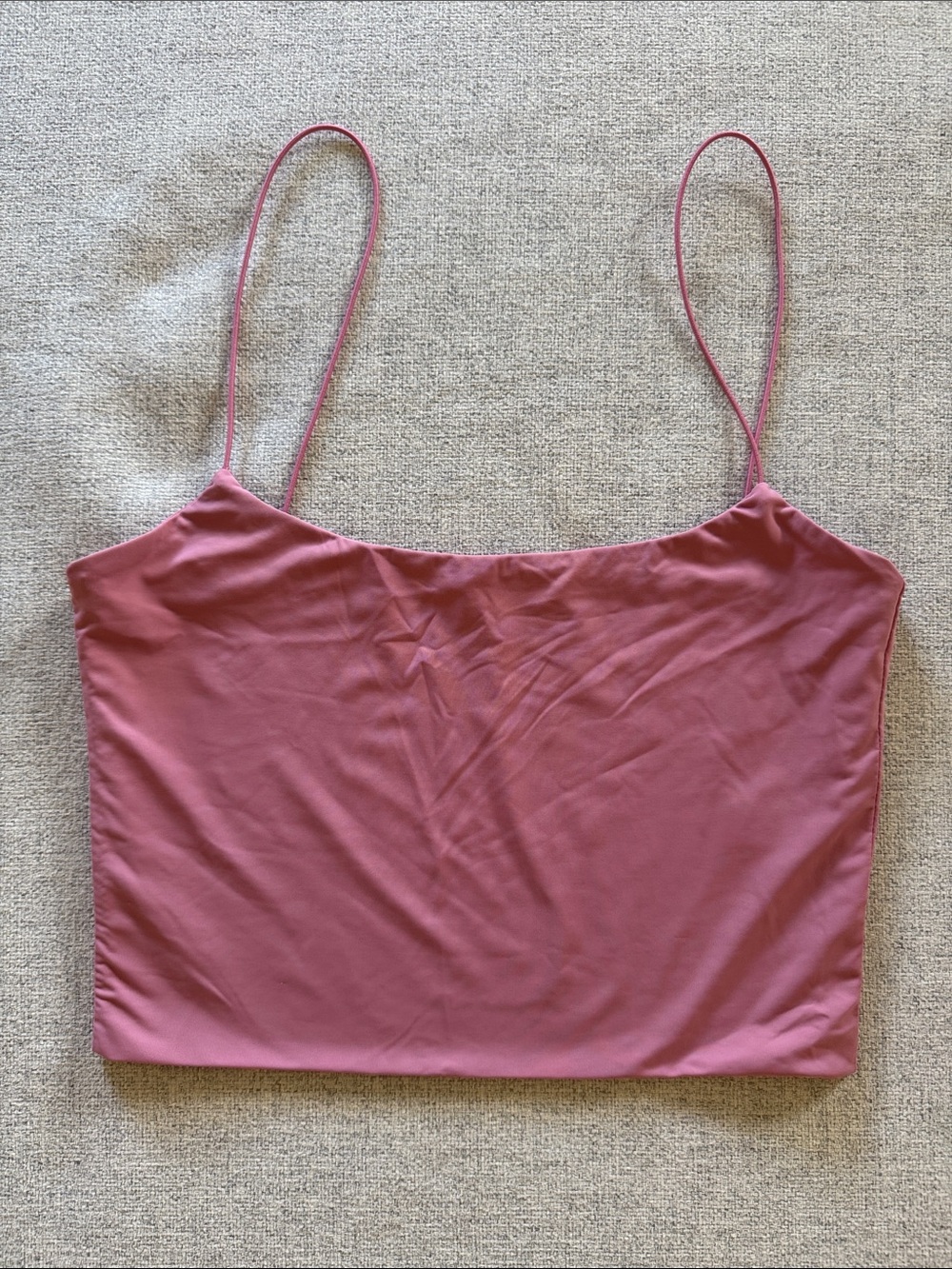 3/$30 Women's Spaghetti Strap Cami Tank Top - Mauve Pink